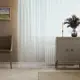 Тюль на ленте Inspire Ryan 250x280 см цвет светло-зеленый
