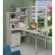 Компьютерный стол Мэрдэс СР-132-150 КБЕ-ЛЕВ 101x163x150 см ЛДСП цвет светло-бежевый