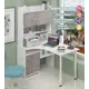 Компьютерный стол Мэрдэс СР-133-150 БЕН-ЛЕВ 101x175x150 см ЛДСП цвет белый матовый