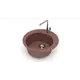 Врезная мойка Glanz J003G037-K 50.50x50.50x19.10 см кварц цвет терракот