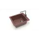 Врезная мойка Glanz J008G037-K 50x42.50x19.50 см кварц цвет терракот