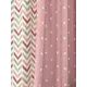 Комплект штор на шторной ленте AT Home Рониор 150x260 см цвет розовый