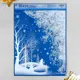 Статическая наклейка для окон и зеркал Room Decor "Зимний пейзаж 2" 29x41