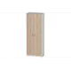 Шкаф распашной Furnistyle Лайф 80x215x40 см ЛДСП цвет светлое дерево/дуб сонома