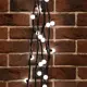 Гирлянда светодиодная шарики Neon-Night электрическая 10 м белый свет 1 режим 80 ламп цвет черный