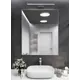 Зеркало интерьерное в алюминиевой раме настенное ONE Mirror 110x80 см серебро