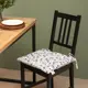 Подушка для стула Этель Треугольники 42x42 см серый