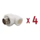 Уголок Valtec VTp.753.0.02505 25x3/4" наружная резьба полипропилен 4 шт.