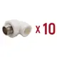 Уголок Valtec VTp.753.0.02505 25x3/4" наружная резьба полипропилен 10 шт.