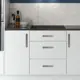 Ручка скоба Cappio 9627881 19 мм алюминий цвет графит