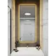 Зеркало с подсветкой в алюминиевой раме настенное ONE Mirror 140x60 см свет теплый белый 3000К черное