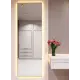 Зеркало с подсветкой в алюминиевой раме настенное ONE Mirror 180x60 см свет теплый белый 3000К золото