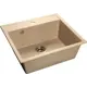 Врезная мойка Эко-м 50x56x19 см искусственный камень цвет песочный