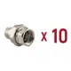 Американка прямая Aqualink 1/2"x1/2" ВР-НР латунь 10 шт
