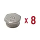 Заглушка Aqualink 3/4" НР латунь 8 шт k17559