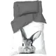 Комплект постельного белья Этель Winter rabbit 7655004, полутораспальный, бязь, цвет белый