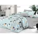 Комплект постельного белья Эльф Bella Vita Luxe 1194-Мотыльки, семейный, бязь, разноцветный
