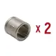 Муфта Aqualink 1/2"x1/2" ВР латунь 2 шт