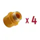 Муфта Aqualink 3/4"x3/4" ВР-НР латунь 4 шт