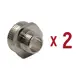 Ниппель Aqualink 1/2"x1" НР латунь 2 шт