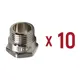 Переходник Aqualink 1/2"x1/2" ВР-НР латунь 10 шт k18143