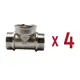 Тройник Aqualink 3/4"x3/4"x3/4" ВР-НР латунь 4 шт k18505