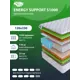 Матрас SkySleep Energy Support S1000 120x230 см независимый пружинный блок, полутораспальный, ортопедический, кокосовый