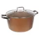 Кастрюля с крышкой 6.9 л Bergner Origen алюминий цвет медный