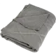 Плед вязаный 150x200 см акрил цвет серый