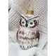Елочная игрушка Сова Коломеев ФУ-604 7 см х 4 см разноцветный