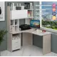 Компьютерный стол Мэрдэс СКЛ-Угл130+НКЛХ-120 КБЕ ЛЕВ 120x179x130 см ЛДСП цвет светло-бежевый/карамель