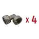 Угол комбинированный 90° Aqualink 3/4"x20 мм ВР латунь k18828