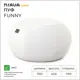 Пуф бескаркасный Nrava Home Funny 70x70x45 см Белый