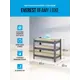 Стеллаж 3 полки 60x90x40 см EVEREST BEAMY металл цвет серебристый STBD40/60/90/3