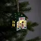 Елочная игрушка Два снеговика Luazon lighting 9594162 8 см зеленый