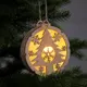 Елочная игрушка Ёлочка Luazon lighting 9594135 12 см бежевый