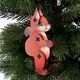 Елочная игрушка Белочка Лесная мастерская 9226452 коричневый