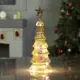 Светящаяся электрическая фигура Прозрачная ёлка для дома Luazon lighting h 10 см разноцветный