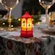 Светящаяся электрическая фигура Красный фонарь с котиками для дома Luazon lighting 0 ламп h 5 см разноцветный