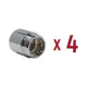 Удлинитель Aqualink 3/4"x3/4" ВР-НР латунь 4 шт k18919
