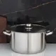 Кастрюля 9 л с крышкой Amet Профи нержавеющая сталь цвет хромированный