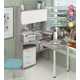 Компьютерный стол Мэрдэс СР-133-150 НБЕ-ЛЕВ 101x175x150 см ЛДСП цвет светло-серый