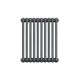 Радиатор трубчатый Rifar Tubog TUB 3057-10 TI 500/103 10 секций боковое подключение сталь серый
