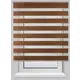 Рулонная штора Prakto Day&Night 80x150 см коричневая