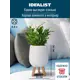 Напольное кашпо для цветов Idealist Lite ханни на ножках белое 22x34 см 69 л