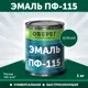 Эмаль универсальная ПФ-115 Оберег PaintGuard алкидная быстросохнущая цвет зеленый 1 л