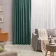 Штора на ленте Сюзи 200x280 см цвет темно-зеленый