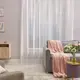 Тюль на ленте «Леония» 300x260 см цвет белый