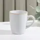 Кружка 350 мл Доляна Ваниль керамика цвет белый