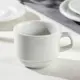 Чашка 100 мл Porvasal 7598749 фарфор цвет белый